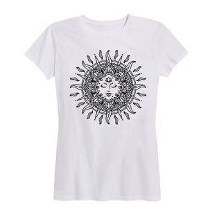 Women's - Instant Message - Sun Decorative Short Sleeve Graphic T-Shirt - 1 of 4