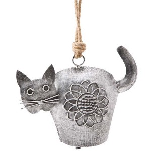 Wind & Weather Outdoor Metal Cat Bell - 1 of 1