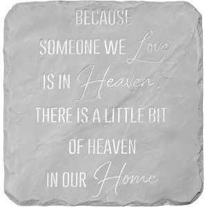Pavilion Gift Company - Heaven in Our Home - 7.75" x 7.75" Garden Stone - Stepping Stones and Pathways - 1 of 4
