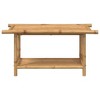 vidaXL Coffee Table 35.4"x19.7"x17.7" Bamboo - 3 of 4
