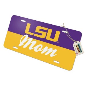 Graphics and More LSU Mom Novelty Metal Vanity Tag License Plate - 1 of 4
