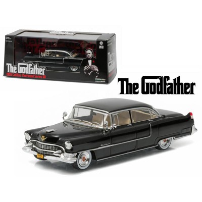 1955 Cadillac Fleetwood Series 60 Special Black "The Godfather" (1972) Movie 1/43 Diecast Model Car by Greenlight