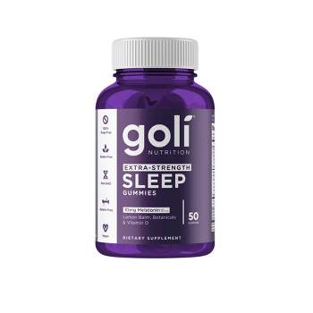 Goli Nutrition Extra Strength Dreamy Vegan Sleep Vitamin Gummies - 50ct