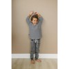 Kids Remy Long Sleeve Striped Tee Shirt - Olive + Scout - 3 of 4