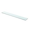 vidaXL Shelves 2 pcs Panel Glass Clear 35.4"x4.7" - 2 of 3