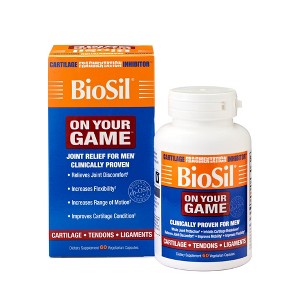 Biosil On Your Game - 60 Original Capsules - Patented ch-OSA Complex - Increase Collagen Production for Joint Pain Relief - GMO Free - 30-Day Supply - 1 of 4
