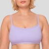 Fruit of the Loom Women's Spaghetti Strap Cotton Sports Bra 3-Pack - 2 of 4