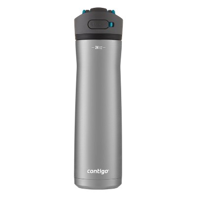 Contigo 24oz Ashland Chill Stainless Steel Water Bottle With Juniper Lid :  Target
