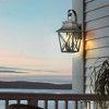 YUHAO Garage Patio Front Door Balcony Anti-Rust Waterproof Outdoor Wall Light Modern  Black(1 PACK) - 2 of 4