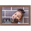 PosterPalooza | Shabby Chic Brown Picture Frame - UV Acrylic, Backing Board, Hanging Hardware Included - 2 of 4