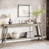 Tribesigns 2-Tier 70.9" Extra Long Farmhouse Console Table for Entryway - 2 of 4