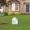 Big Dot of Happiness Boho Botanical Bride - Outdoor Lawn Sign - Greenery Bridal Shower and Wedding Party Yard Sign - 1 Piece - 3 of 4