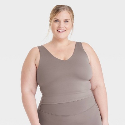 Women's Light Support V-Neck Crop Sports Bra - All In Motion™