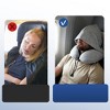 Unique Bargains Travel Neck Pillow with Extra Large Hood 1 Set - 2 of 4
