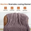 White Warm Blanket with Breathable and Soft for Couch and Bed - 4 of 4