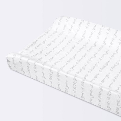 Changing Pad Liner White with Gray Edge - Cloud Island™ 3pk