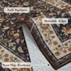 Area Rugs Floral Rug Non Slip Large Living Room Rug Washable Vintage Bohemian Soft Carpet for Bedroom Home Office - 4 of 4