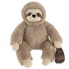 Bearington Baby Lil' Speedy Plush Sloth Pacifier Holder, 7.5 Inch - 2 of 4