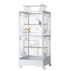 40" Open Play Top Bird Cage with 360¡ã Wheels - 3-in-1 Aviary & Carrier for Parakeets, Canaries, Lovebirds & Small Birds - 3 of 4