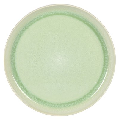 Green Ceramic 16-Piece Glossy Dinnerware Set