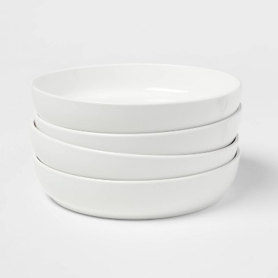 36oz 4pk Stoneware Avesta Dinner Bowls White - Project 62™