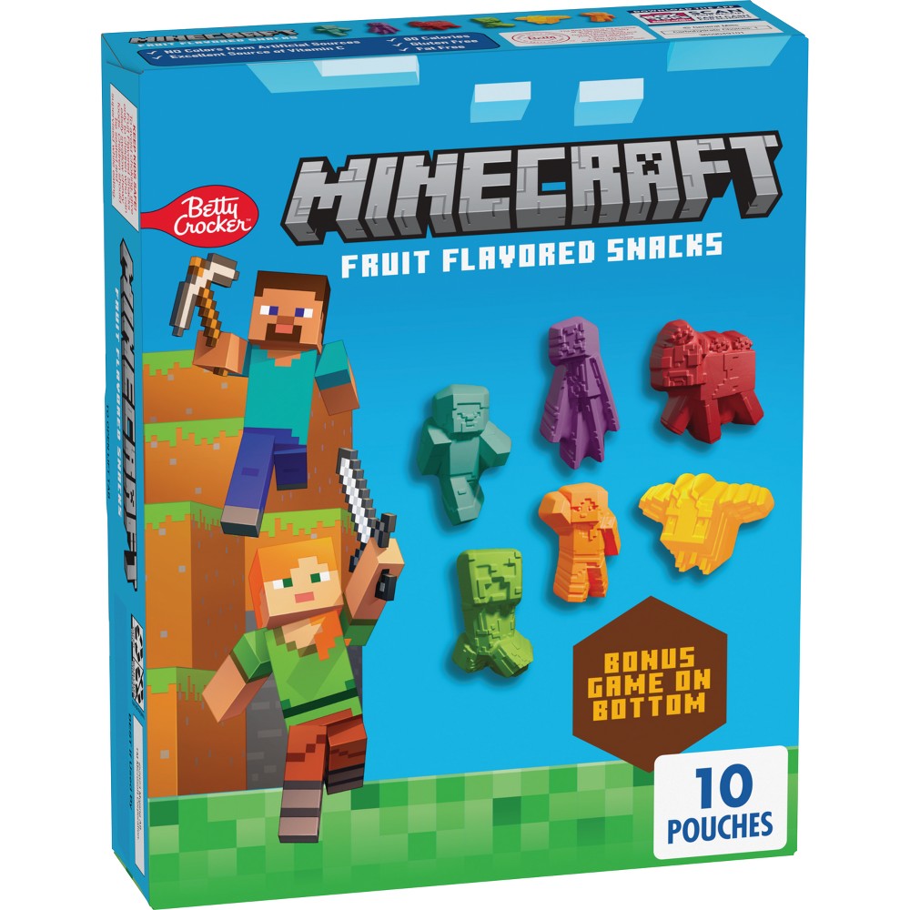 Betty Crocker Minecraft Fruit Snacks - 8oz/10ct