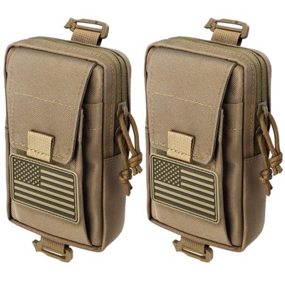 Generic Tactical Backpack Accessories Pouch, Molle Accessories Shoulder Strap Attachment Pouches Utility EDC Phone Pouch Sport