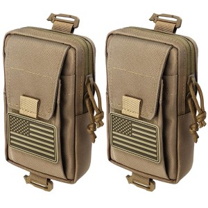 Generic Tactical Backpack Accessories Pouch, Molle Accessories Shoulder Strap Attachment Pouches Utility EDC Phone Pouch Sport - 1 of 4