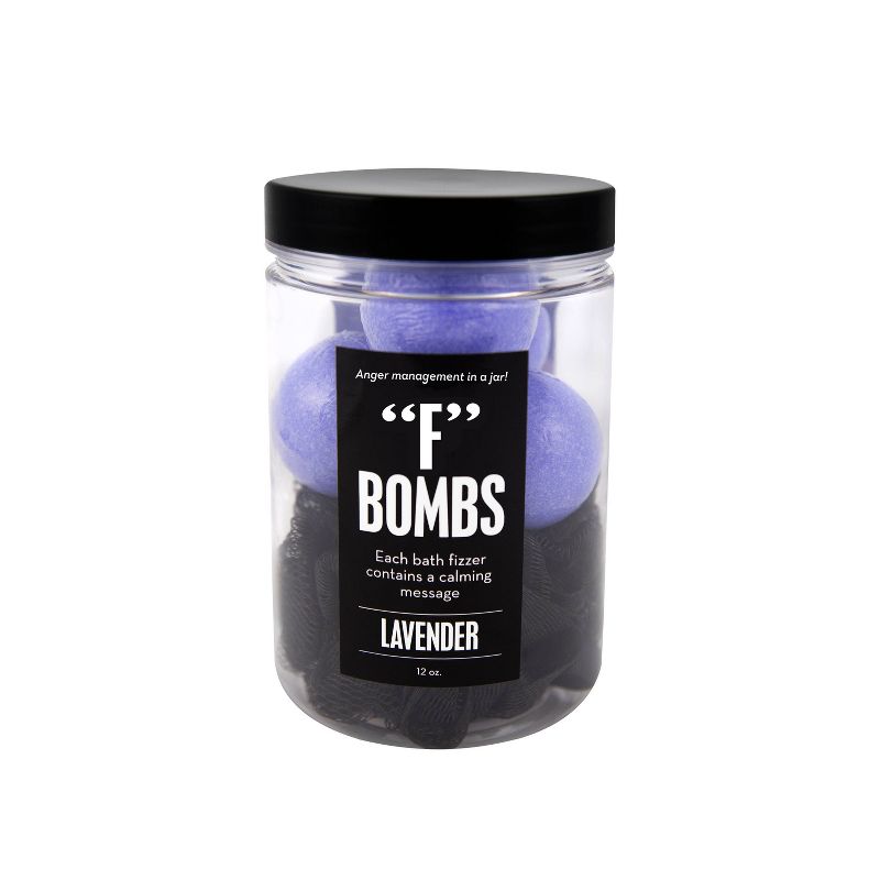 Da Bomb Bath Fizzers &#34;F&#34; Lavender Bath Bomb Jar - 12oz, 1 of 7