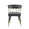 Best Master Furniture,Aireys Velvet Armless Chair (Set of 2) - 2 of 3