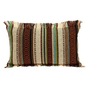 Parkland Collection,Woody Transitional Brown Throw Pillow - 1 of 4