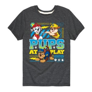 Boys' - Paw Patrol - Pups At Play Short Sleeve Graphic T-Shirt - 1 of 4