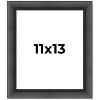 PosterPalooza | Photo Size Refined Black Picture Frame - UV Acrylic, Foam Board Backing, Hanging Hardware - 2 of 4