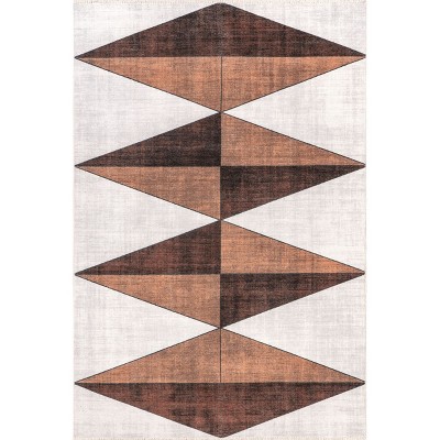nuLOOM Isolde SpinClean Machine Washable Stain-Resistant Area Rug