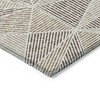 Brown Taupe And Beige Geometric Washable Indoor Outdoor Area Rug - 4 of 4