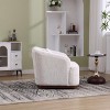 CAVINAS 360 Degree Accent Swivel Chair Barrel Chair Round Comfy Chair Sofa Chair Leisure Armchair - 2 of 4