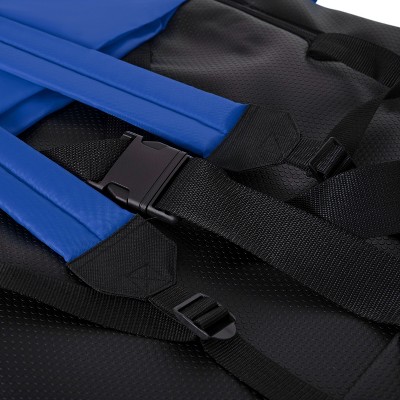 Blue Heated Portable Reclining Stadium Chair with Armrests