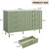 8 Drawers Dresser for Bedroom, 55" Wide Fluted Wooden Dresser Organizer with Deep Drawers and Wide Top, Modern Chest of Drawers - 2 of 4