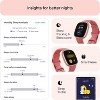 Fitbit Versa 4 Fitness Smartwatch GPS 24/7 Heart Rate / Blood Pressure Monitor 40+ Exercise Modes Sleep Tracking Manufacturer Refurbished Black - 3 of 4