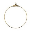 John Bead Must Have Findings Metal Gold 38mm Large Earring Hoops for Jewelry Making Findings, 10 Pieces - 2 of 2
