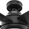 Hunter 52" Zayden Ceiling Fan Matte Black with Integrated LED Light Kit - Modern Design for Large Spaces - 4 of 4