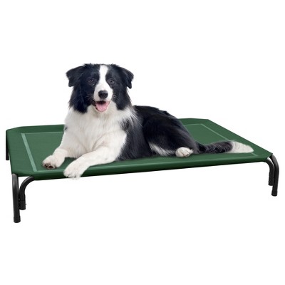 Teslin Fabric Elevated Dog Bed for Outdoor and Indoor Use - Spacious, Breathable & Durable