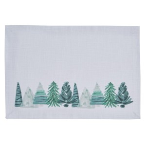 Split P Hand Painted Christmas Tree Holiday Placemat Set of 4 - 1 of 3