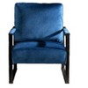 NicBex PU Leather/Microfiber/Velvet Accent Chair with Metal Frame,Mid Century Arm Chair with Cushion for Bedroom,Reading Room - 3 of 4