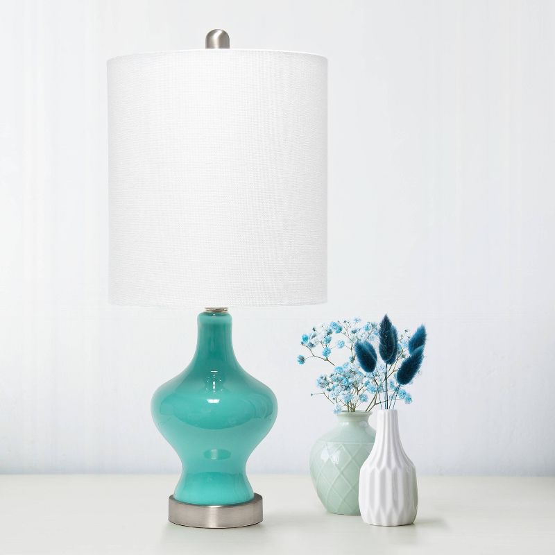Paseo Mercury Table Lamp with Fabric Shade - Lalia Home, 4 of 8