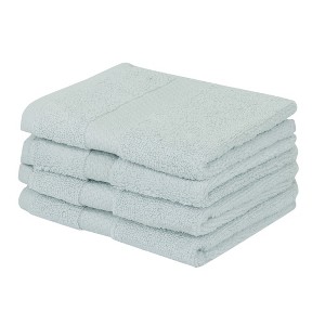 Splash Ultra-Soft Zero Twist 100% Ring Spun Cotton Face Washcloth Set – Reversible, 550 GSM, Soft, Highly Absorbent Towels for Bathroom - 12" x 12" - 1 of 4