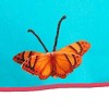 26" x 14" Butterfly Palm Oblong Patio Throw Pillow - New York Botanical Garden: Mosaic Design, Embroidered, UV Resistant - 3 of 4