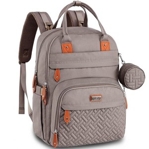 BabbleRoo Diaper Bag Backpack for Stylish Parents, Spacious Baby Bag, Versatile Baby Diaper Bag - 1 of 4
