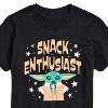 Men's - Star Wars - The Mandalorian Snack Enthusiast Grogu Short Sleeve Graphic T-Shirt - 2 of 4