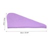 Unique Bargains Women breathable Single Thick Layer Hair Towel for Travel 1 Pc - 2 of 4